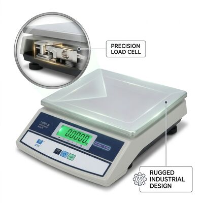 Waterproof Digital Weighing Scale 30kg IP67 Stainless Steel Platform Washdown Housing
